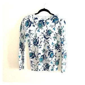 Old Navy XS Sweater light Grey Floral